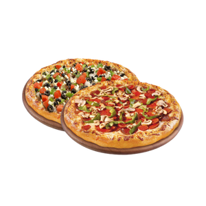 Any 2 Medium 9 Inch Pizzas
